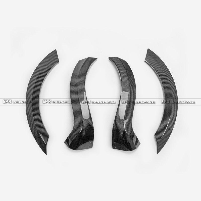Carbon Fiber Wide Body Side Skirts & Fender Flares for Fiat Abarth 500 S3