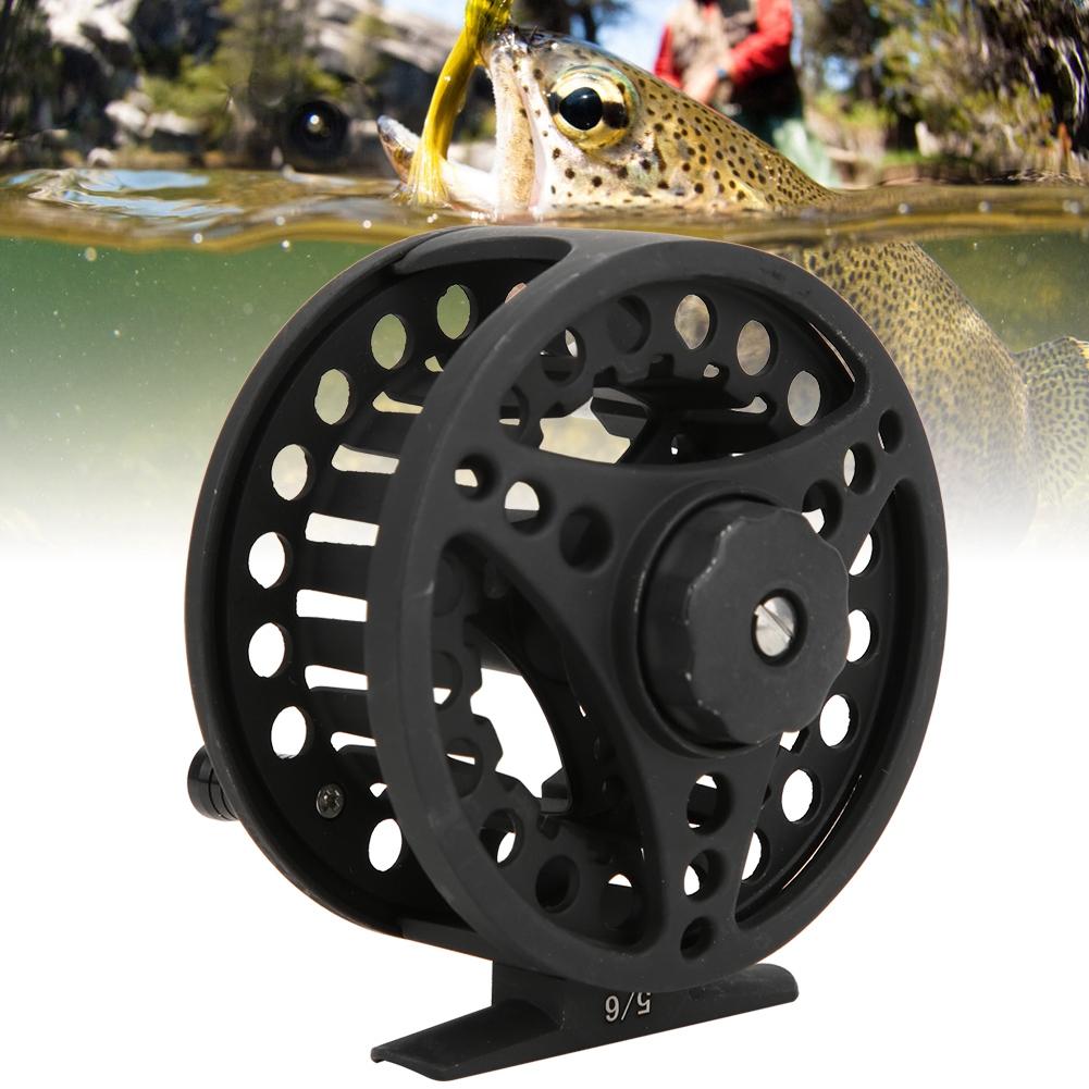 Fly Fishing All Metal Pressure Casting Bearing Gapless Wire Wheel Line Reel Tackle(5 6 )