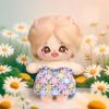 Pajama 20CM Doll Sling Dress Lolita Cotton Doll Dress  Kids Girls Toys