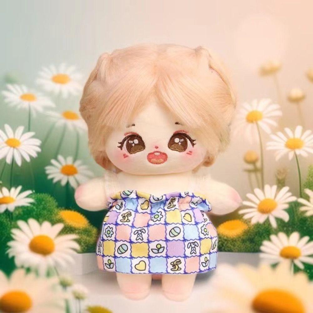 Pajama 20CM Doll Sling Dress Lolita Cotton Doll Dress  Kids Girls Toys
