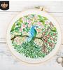 with Pattern and Instructions Crafts Cloth Arts Handmade Embroidery Kit Cloth Threads Tools Cross Stitch DIY Starter Suits