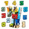 Popular Transformation Toy Assembly Educational Building Block Action Puppet Digital Robot Develop Brain Gift Children Toys