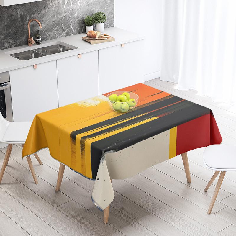 Nordische Minimalistische Geometrische Tischdecke 140X200Cm Maschinenwaschbar Ins Style Esstischdecke Haushalt Wohnzimmer Dekorativ
