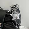Crinkle Star Bag Charm Keychain Accessory With Sturdy Metal Hook for Purse Backpack Decoration