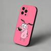 Courage the Cowardly Dog iPhone Case For 17,16,15,14,13,12,11 Pro,Max,Plus,X,XS,XR,SE,Mini Back Protector Cover