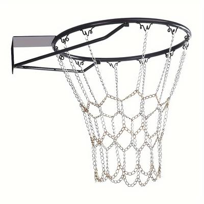 Outdoor Galvanized Steel Chain Net Durable Basketball Target Net Basketball Classic Sport Steel Chain Basketball Net