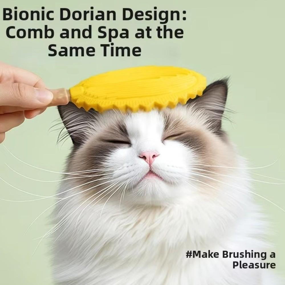 Hängende Hunde Massagekamm Weicher Katzen Haarentfernungskamm Haustierpflegebürste Ausfallwerkzeug