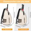 Water Resistant Badminton Rackets Bag Adjustable Badminton Racquet Cover With Shoulder Strap And Shockproof Padding