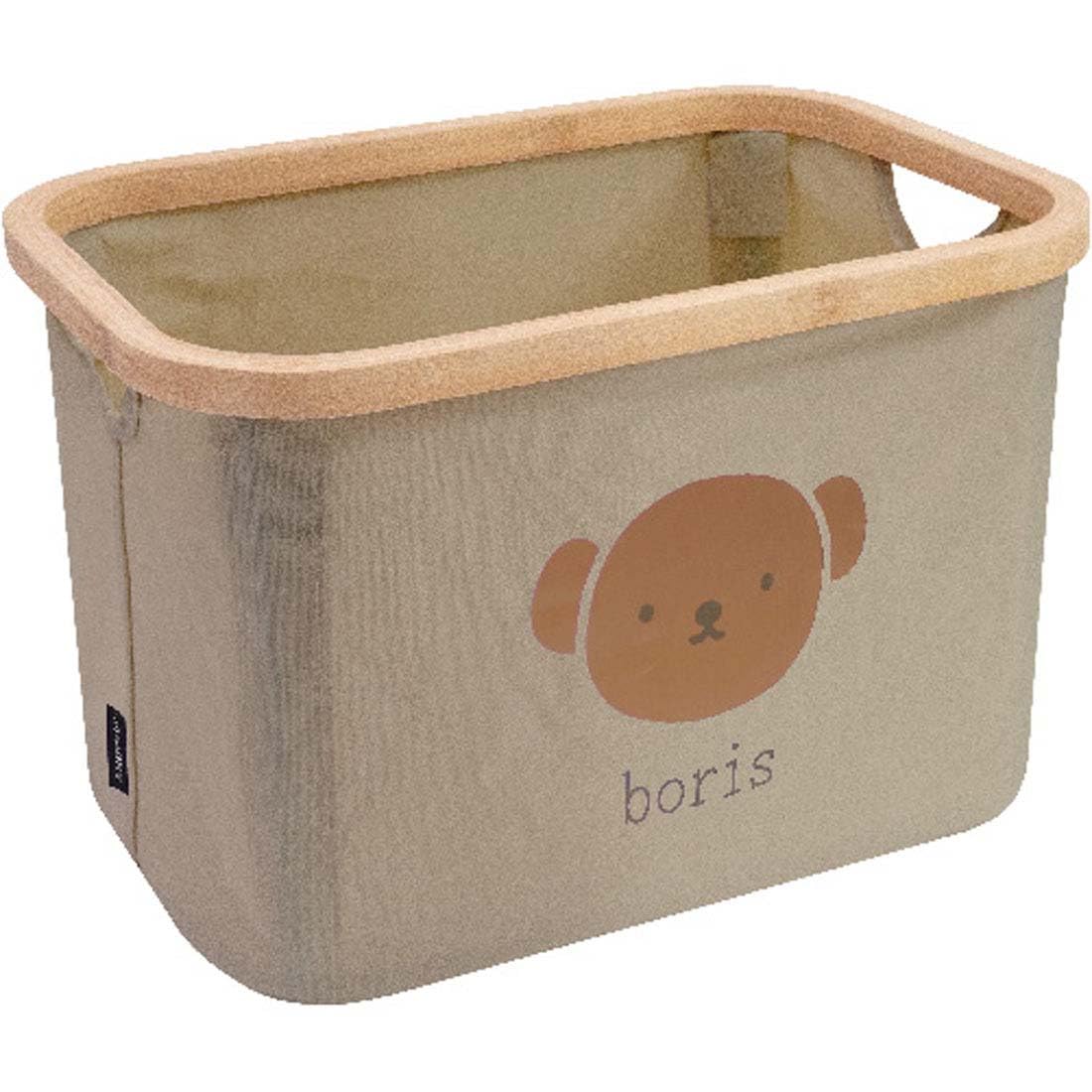 

Okato Miffy Boris Bamboo Boris Face Width 38 x Depth x Height 24cm Basket, 16L, Only, 26.4 серый