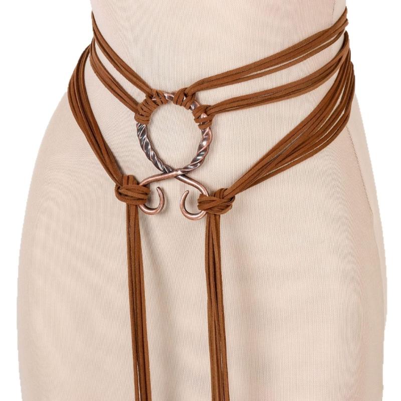 Victorian Nordiac Belt For Renaissances Event Cosplay Costume Accessories Rope Belt for Theme Party Dressingup Accessory
