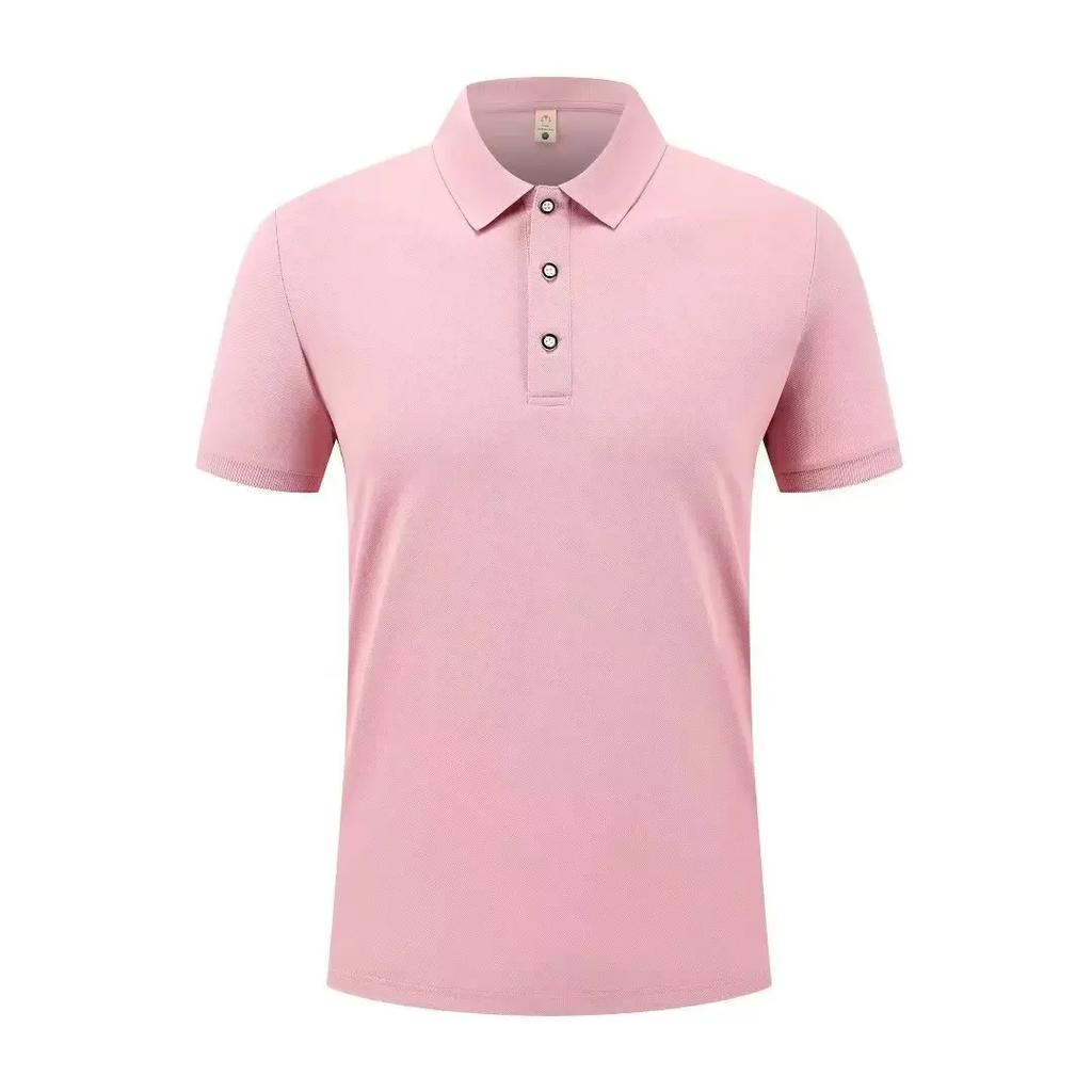 2026 Summer New Men's Fashion Casual Breathable Comfortable Polo Shirt Solid Color High Quality Short Sleeve T-shirt