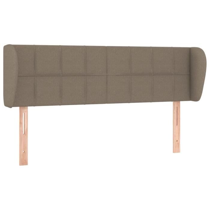 VidaXL Headboard with Ears Taupe 147x23x78-88 Cm Fabric3117146