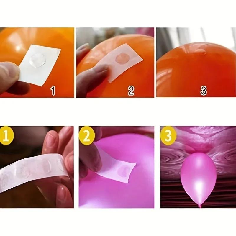 Double-sided Balloon Stickers for Party Decorations and Office Supplies