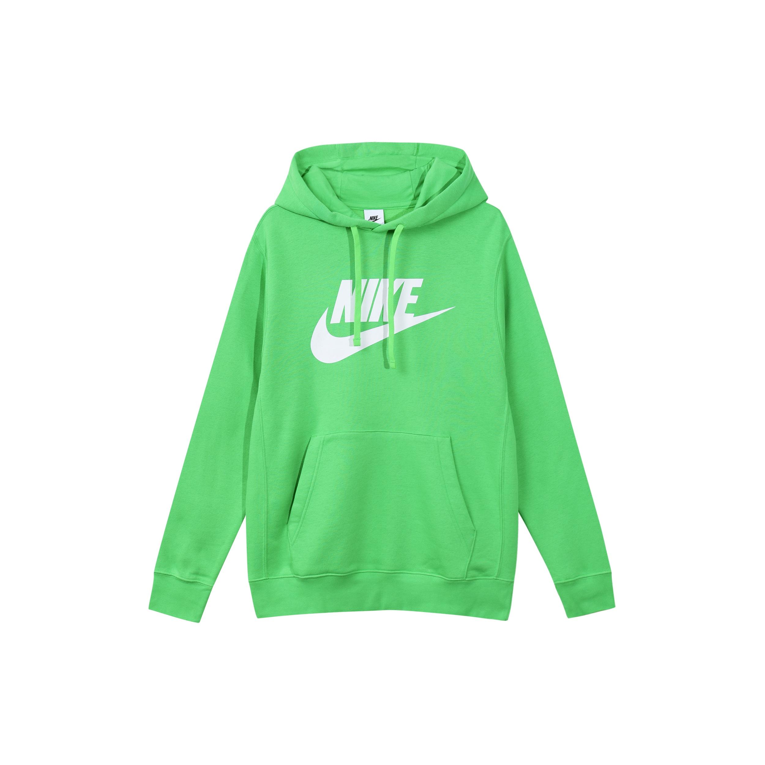 Nike Sportswear Club Fleece Large Logo Printing Grass Green Men s BV2974-362 XXL