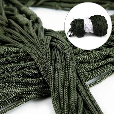 Basit Tek Naylon Net Hamak Salıncak Asılı yatak Sandalye Seyahat Kamp Için Hafif Premium Kalite Hamak
