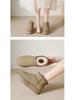 Women's 2023 Fur-Lined Waterproof Snow Boots: Thick Sole & Warm Cotton Design