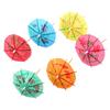 Cocktail Decorative Garnishes Umbrellas Dessert Cake Bamboos Stick Summer Party Beach Theme Decors Wedding Supplies 100x