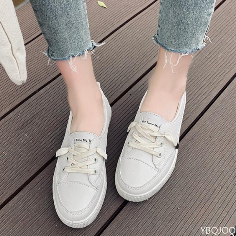 Women's sports shoes spring summer new style fashionable breathable round toe shallow mouth casual comfortable flat shoes