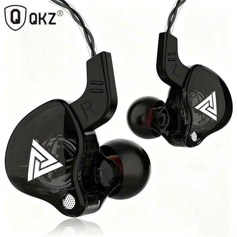 3.5MM Headset Music Earbuds In Ear With Mic Original QKZ AK6 Copper Driver Earphones HiFi Subwoofer Headset Monitor Headphones