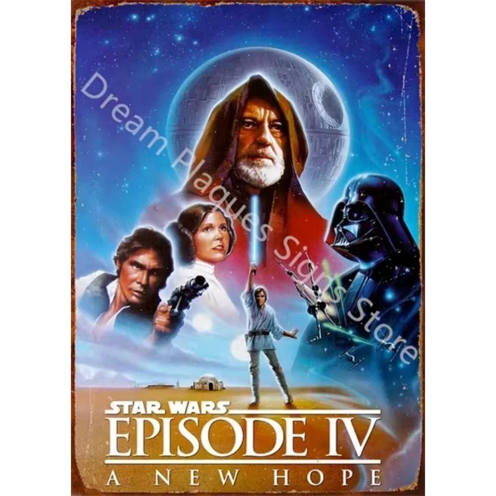 Movie Vintage Metal Sign Retro Cinema Wall Art Poster for Home Room Decor Aesthetic Wall Decoration Plaque Gift for Movie Lovers