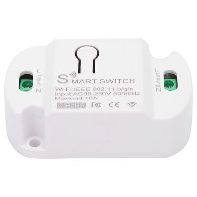 Intelligenter WLAN-Schalter, Fern-Ein/Aus, Sprachsteuerung, Timing für Licht, Ventilatoren, Fernseher, Haushaltsgeräte, AC 90?250V