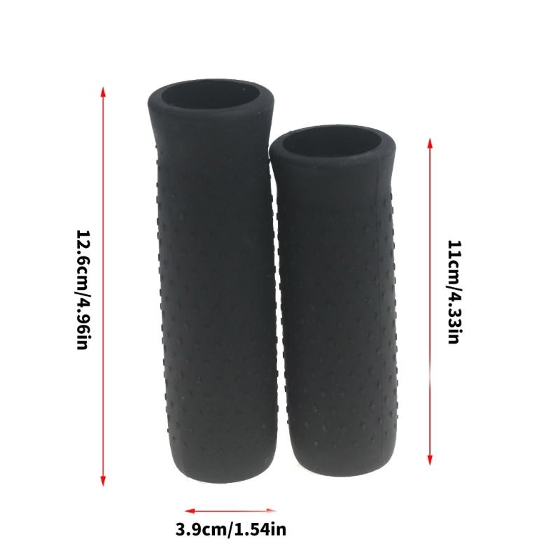 NonSlip Silicone Grip Handlebar Cover Electric Scooter Handlebar Grip Replacement Handle Grip Handlebar Protector