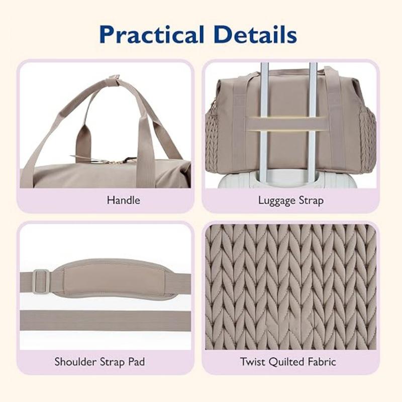 Large Capacity Diaper Bag, Multifunctional Travel Mommy Bag with Insulated Pocket & Pacifier Case, Waterproof Baby Hospital Bag