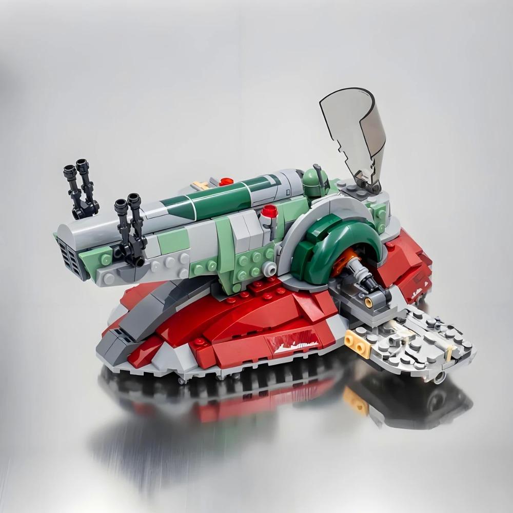Spaceship Military Aircraft Toys Galaxy-Star-Ships-Space Bricks Fighter MOC-Starfighters Model Building Blocks Gifts Boys Set