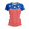 Women's Short-sleeved Top, Casual Slim Fit Women's Round Neck Short-sleeved Printed Shirt