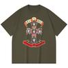 T-shirt Heavy Metal 100% Cotone 230 Gsm Stampa Band Rock Musica Popolare Unisex T-shirt Pesante in Cotone