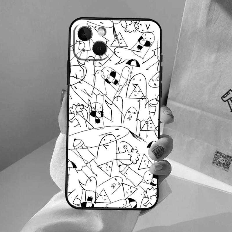 Oyasumi Punpun Phone Case For iPhone 16 15 14 11 12 13 Pro Max 12 13 mini XR 15 16 Plus 16e Cover Coque