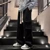 Camouflage large pocket overalls men's spring and autumn wide-leg straight men's denim casual long pants