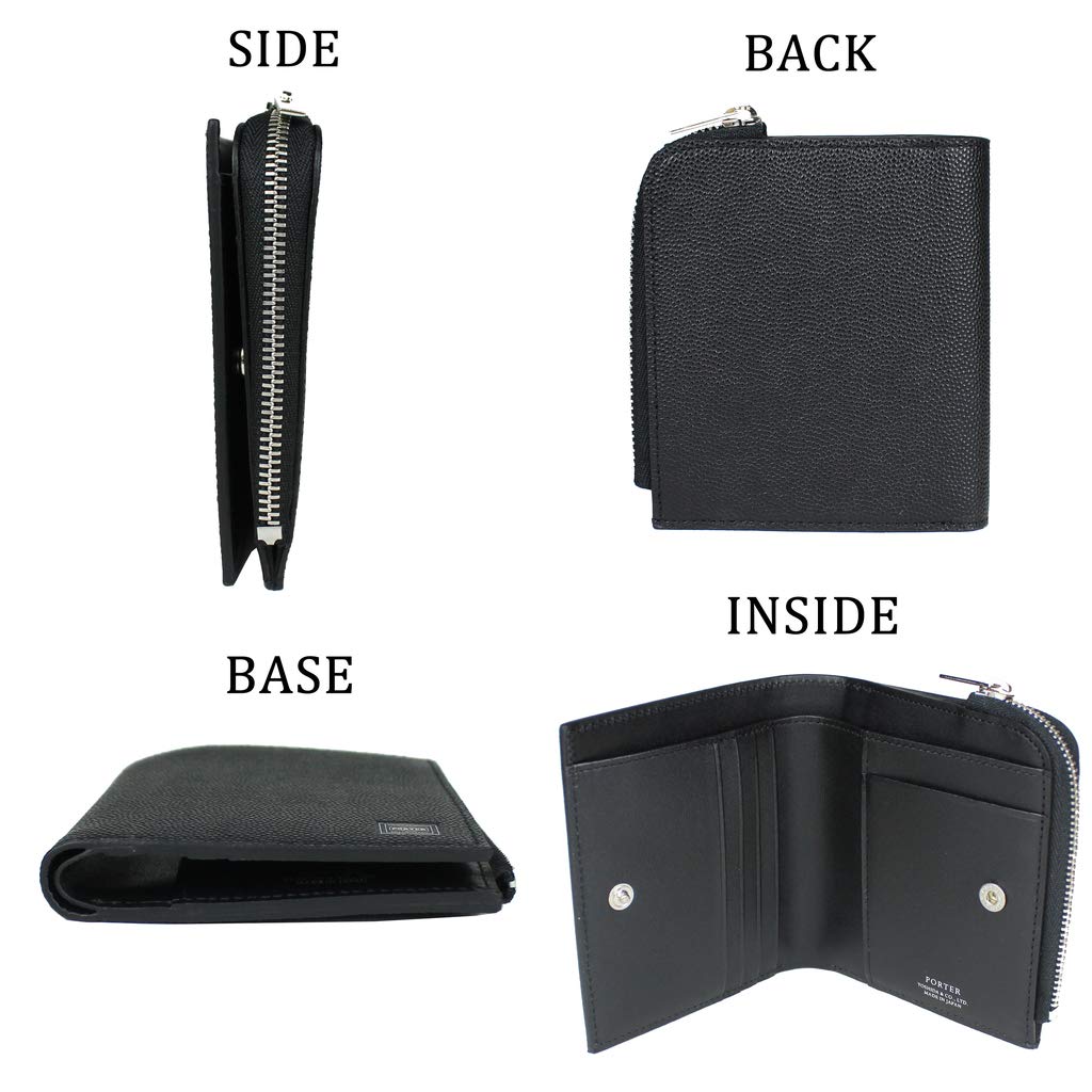 Porter Portofel ABLE WALLET cu două pliuri Portofel mini [Porter] 030-03439 Negru/10