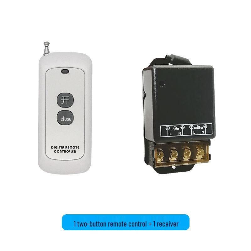 30A 220V AC High-Power Controller with 433MHz Wireless Remote for Water Pump/Motor.
