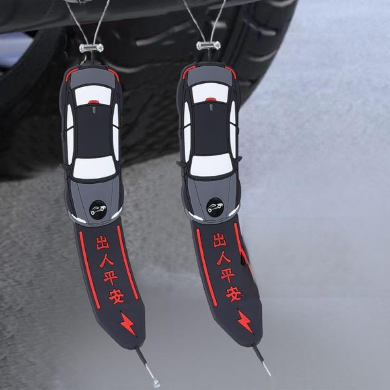 Auto Anti Static Strip Length Adjustable Flex Car Anti-static Belt Vehicle Ground Wire Strap Vehicle Supplies for Safe Driving