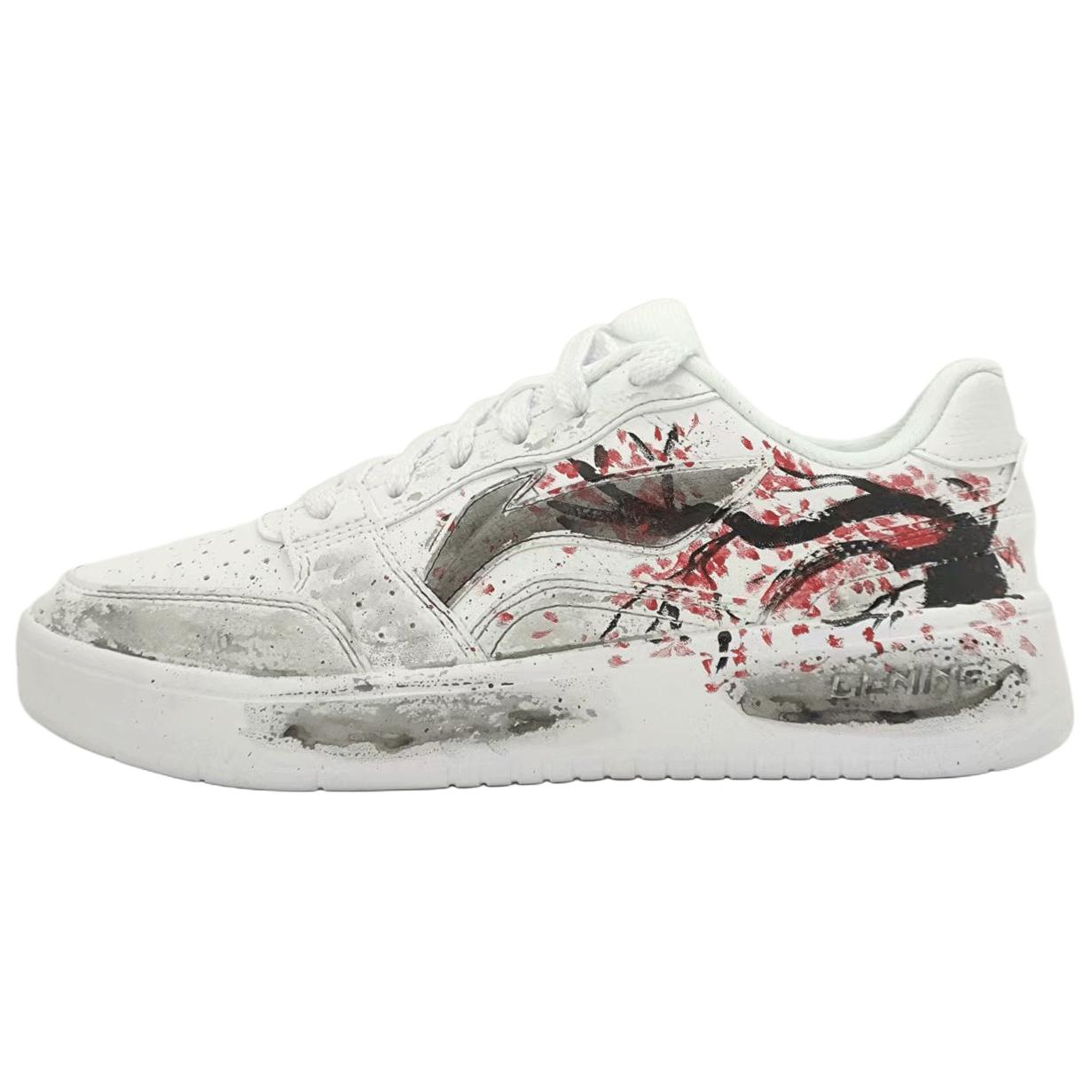 Li Ning Sycee Скользкие, износостойкие, увеличивающие рост, низкие кеды для скейтборда, унисекс AGCT339-6(Команда770-) 44