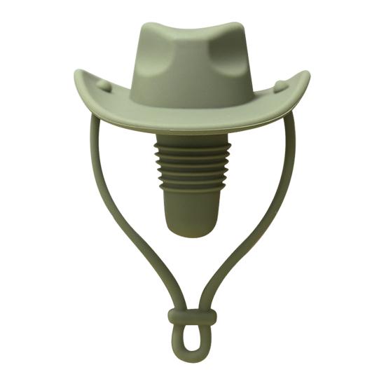 

Силиконовая пробка для бутылки вина в форме ковбойской шляпы, экологически чистая, многоразовая, многофункциональная, для герметизации пивных бутылок E