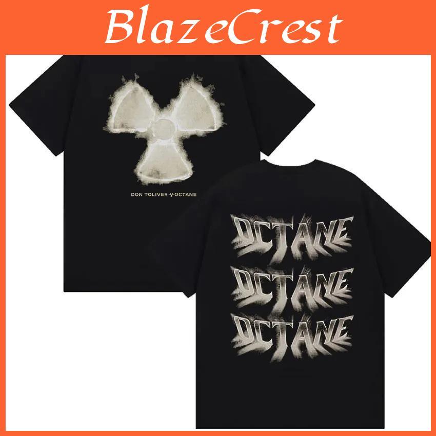 Don Album Octane Toliver Rapper 2026 Merch T Shirt Unisex Gothic Vintage Cotton Tshirts Hip Hop Loose Clothing Tshirt