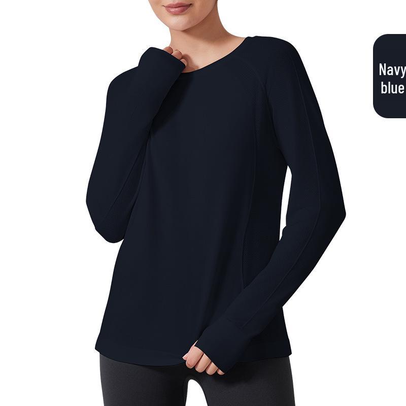 

2024 Осень/Зима Женский Свободного Кроя С Длинным Рукавом Спортивный Топ для Йоги Large