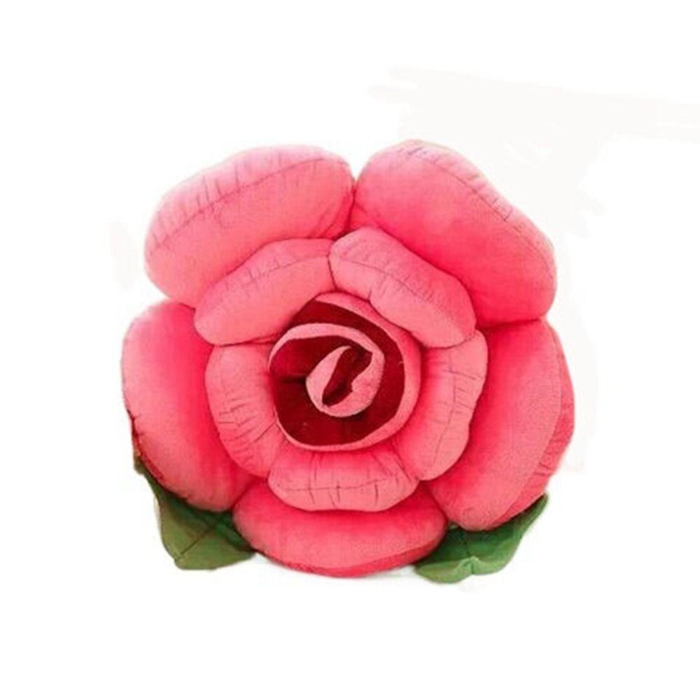 

Подушки-розы в форме цветка Подушка в стиле ИНС Изысканные декоративные подушки Гостиная/Офис 15cm темно-розовый