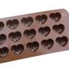 Liebe herzförmige Antihaft-Silikon-Schokoladen-Fondant-Kuchenform, Eiswürfelform, Backwerkzeuge