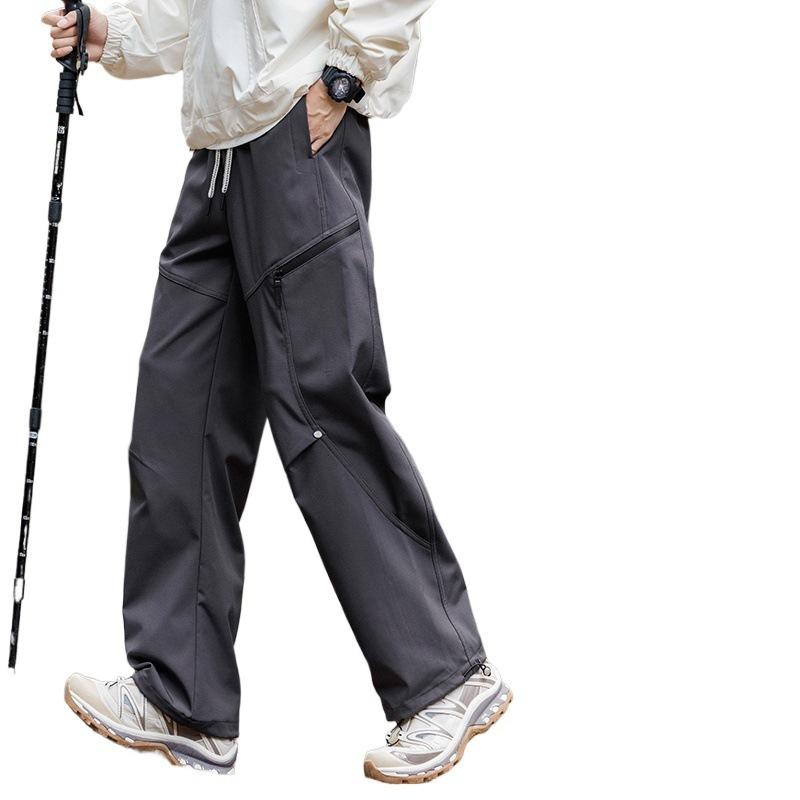 Men's Outdoor Waterproof Charging Pants New Autumn Straight Trousers Comfortable Outdoor Leisure
