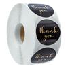 Thank You Round Sealing Stickers for Baking and Packaging
