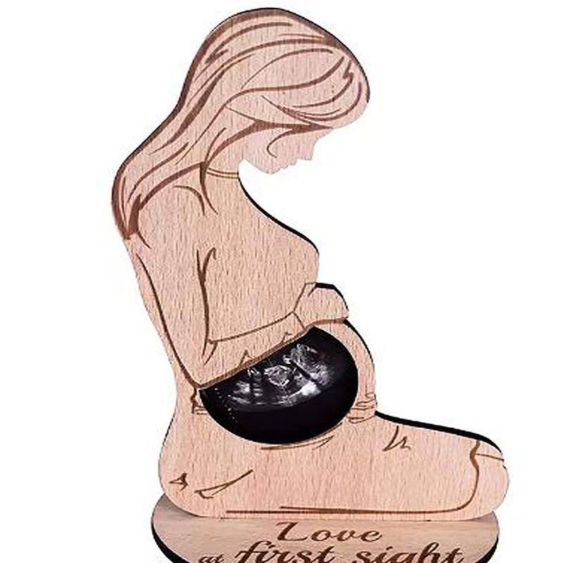 Baby Ultrasound Photo Frame Sonogram Picture Frame Pregnancy Gift Baby Announcement Keepsake For Couples New Moms Dady