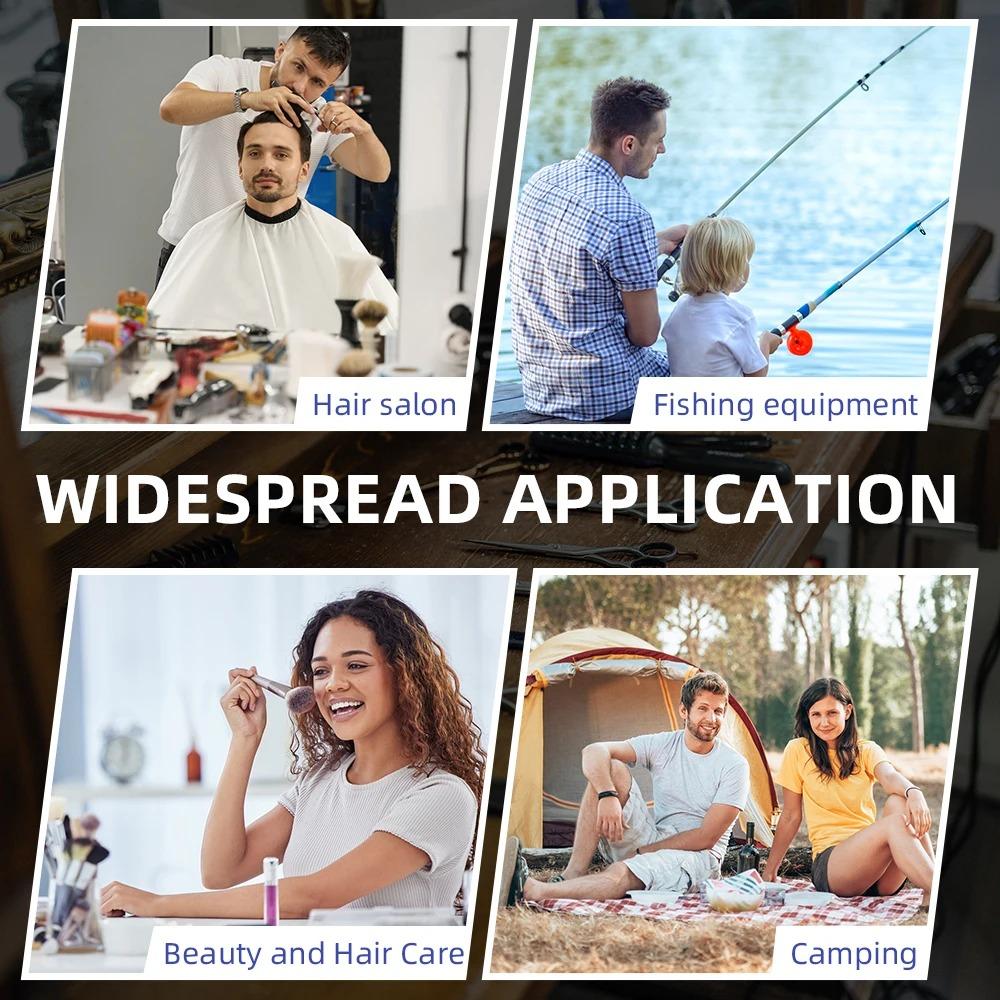 Space Saving Hair Clips Combs Storage Case Multi-grid Compartment Organizer  Barber Shop