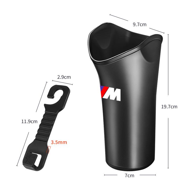 1/2Pcs Car Styling Car Storage Box Umbrella Garbage Organizer Bucket For BMW M E34 E36 E60 E90 E46 E39 E70 F10 F20 F30 X5 X6 X1 M3 M5 M6 E71 F01 F87
