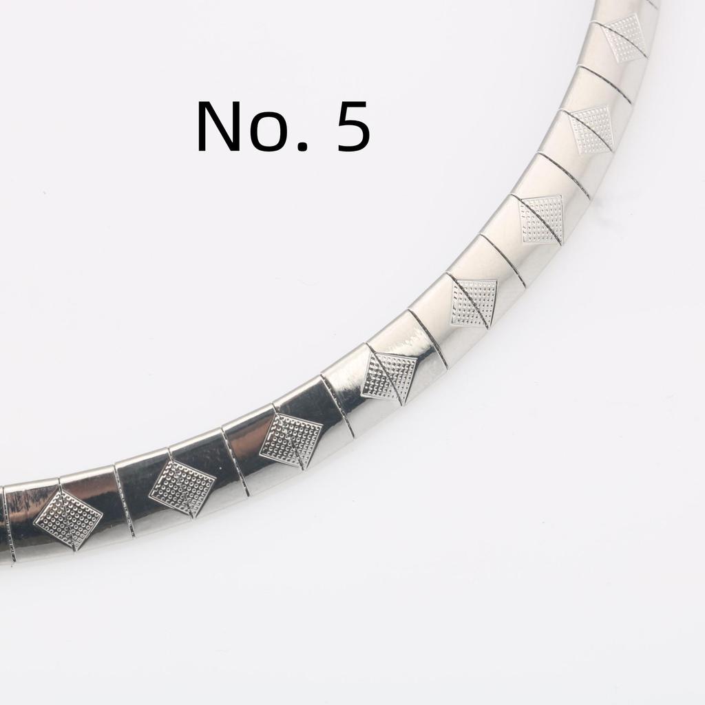 Stainless Steel Cross Heart Choker Necklace for Women