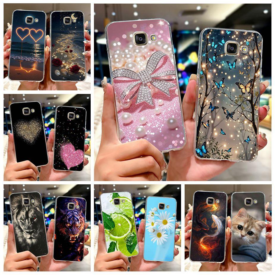 Für Samsung Galaxy A5 2016 2017 Hülle SM-A510F SM-A520F Stilvolle Bemalte Abdeckung Weiche Silikonhüllen Für Samsung A5 2017 2016 Fundas