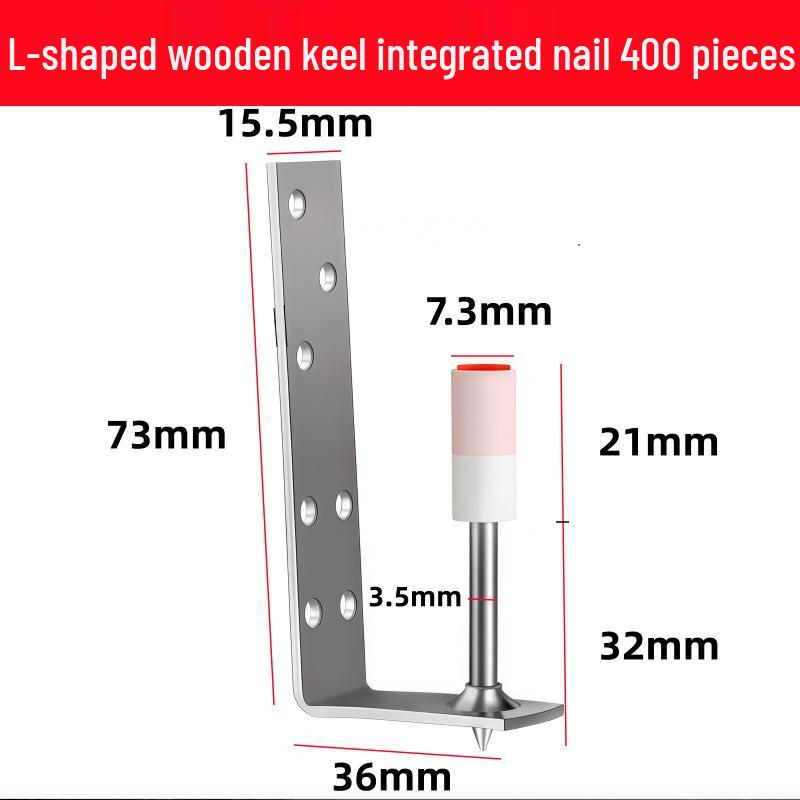 Mini Powder-Actuated Nailer for Ceiling and Concrete with Integrated Fire-Resistant Nails and Cartridge System