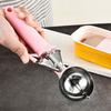 Ice Cream Scoop with Press Release, Stainless Steel Melon Baller, Non Stick Fruit Scoop for Watermelon, Kitchen Tool